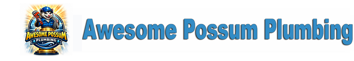 AWESOME POSSUM PLUMBING Logo